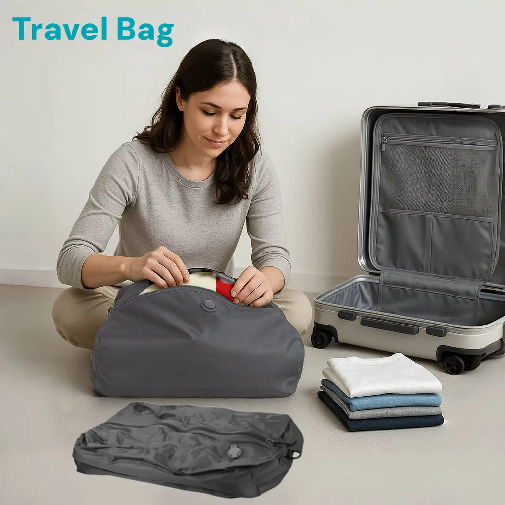 Compression Packing Cubes Vacuum Storage Bags,Travel Essentials Suitcases Clothes Organizer Packaging Bags Practical Accessories